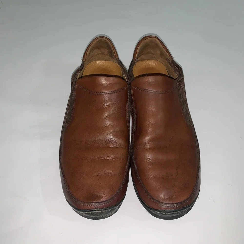 Cole Haan Shoes Mens 11 Brown Driving Moc Leather Slip On Loafers 161CD7469